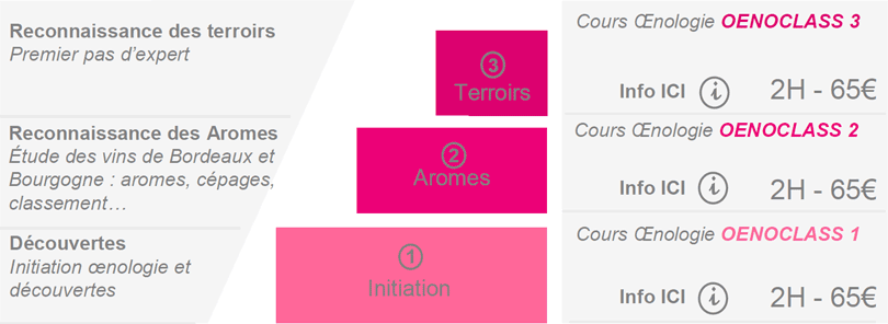 Stages d'oenologie